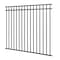 Nuvo Iron Legacy Collection 72in. Wide x 60in. High, Iron Fence Panel w/Coral Profile. Incld 6 Fence Brackets CPRTB7260 - alternate 6